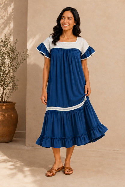 Vestido Elena azul