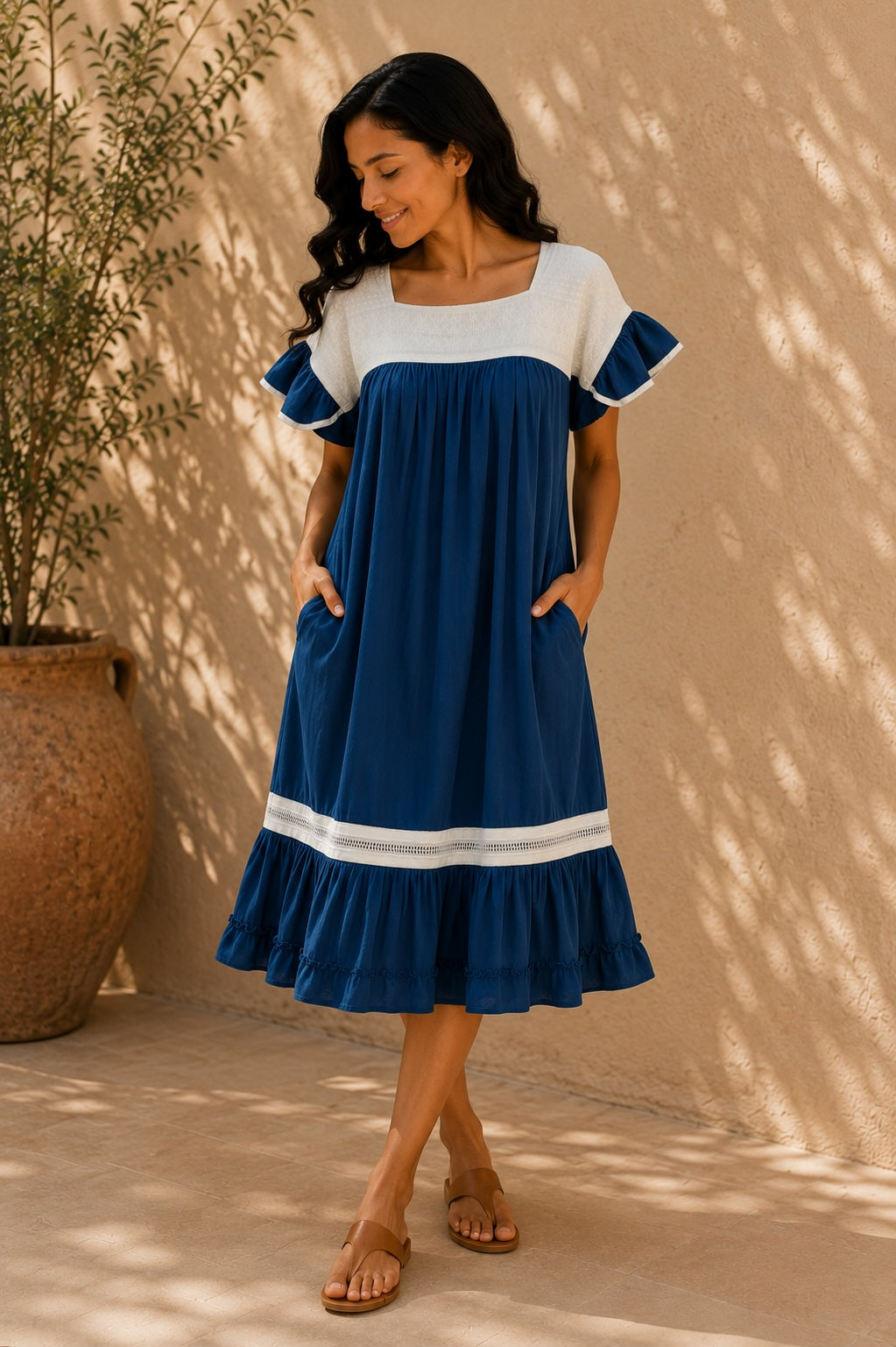 Vestido Elena azul