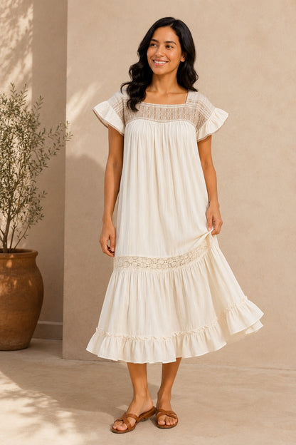 Vestido Elena blanco