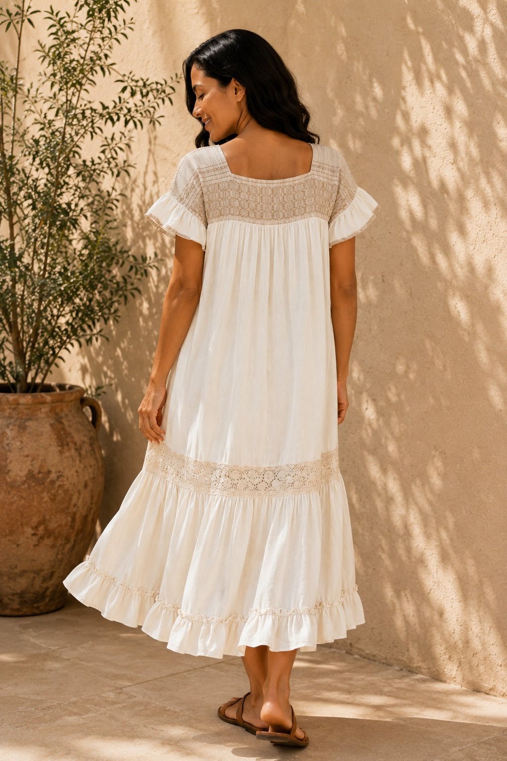 Vestido Elena blanco