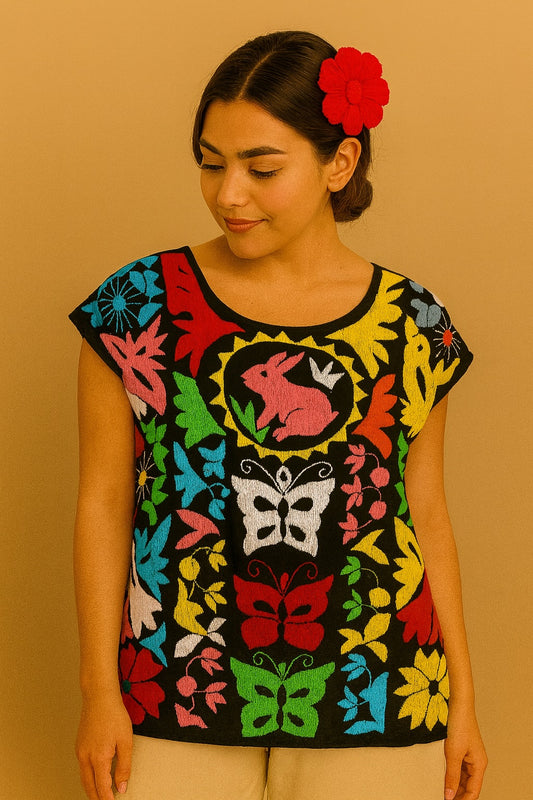 Blusa Jalapa de Díaz multicolor– Grande