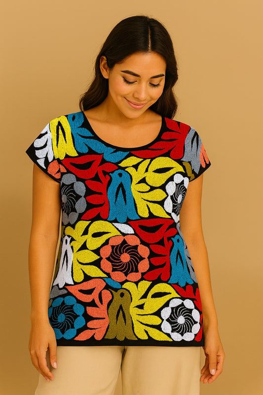 Blusa Jalapa de Díaz multicolor – Mediana