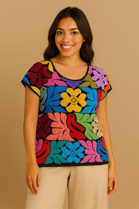 Blusa Jalapa de Díaz multicolor – Mediana