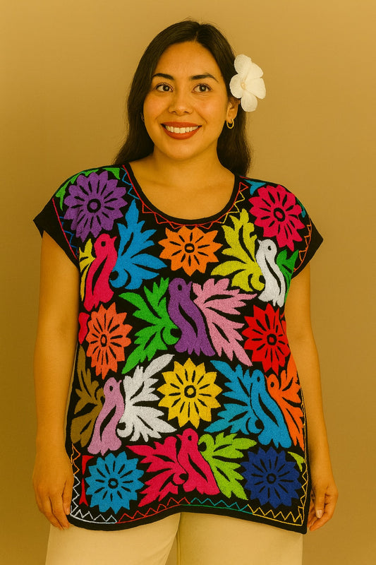 Blusa Jalapa de Díaz multicolor – Mediana