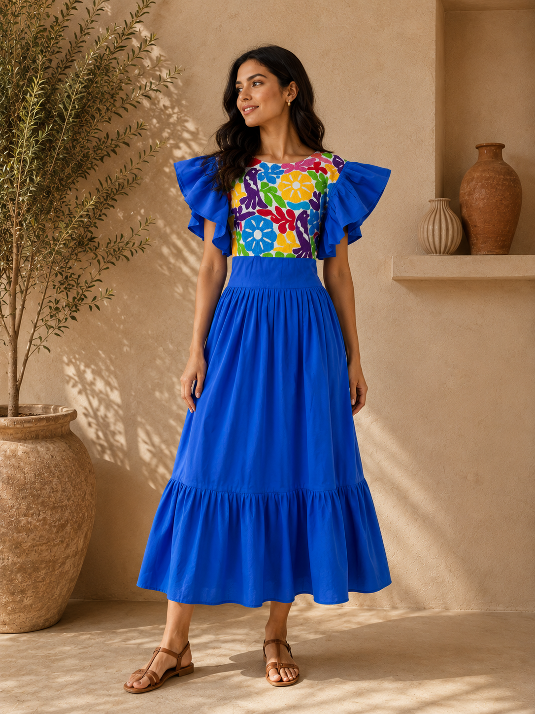 Vestido Felicitas azul