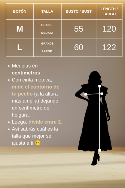 Vestido Yolanda 2 Muñequitas caqui