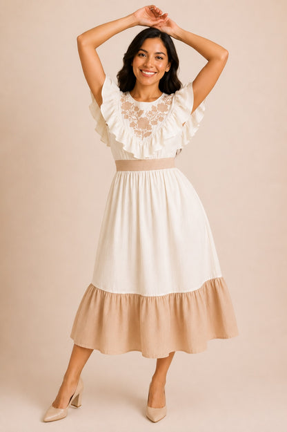 Vestido Morena beige