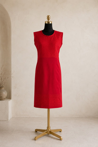 Vestido Cristal rojo