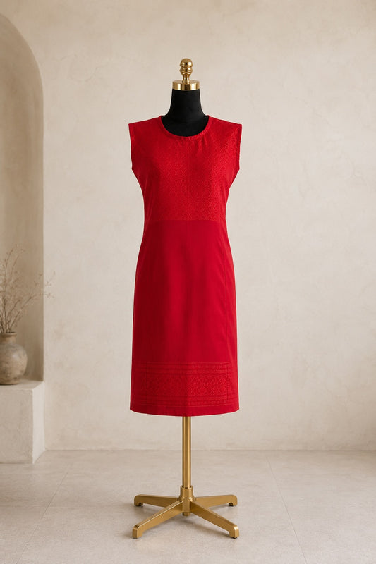 Vestido Cristal rojo